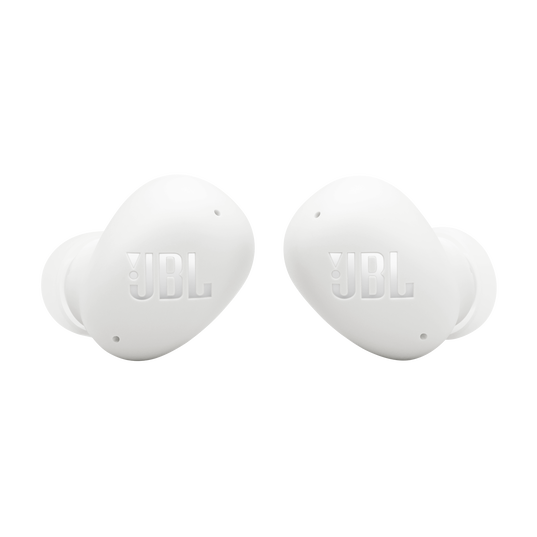 JBL Wave Buds 2 - White - True Wireless Noise Cancelling Earbuds - Front